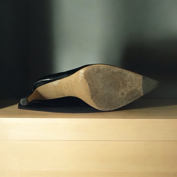 MAXMARA Black Patent LEATHER Heels - Picture 4 of 10